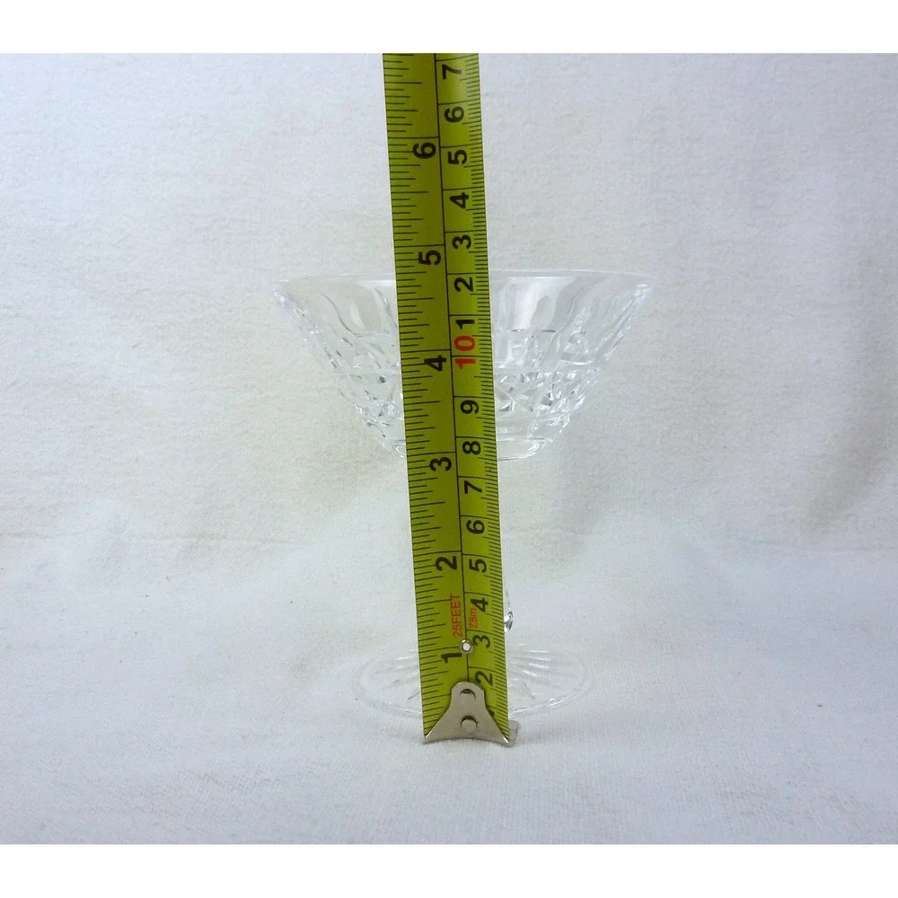 Waterford Crystal Lismore Champagne Coupe Tall Sherbet Glass‎ 4.5 inch Stemmed